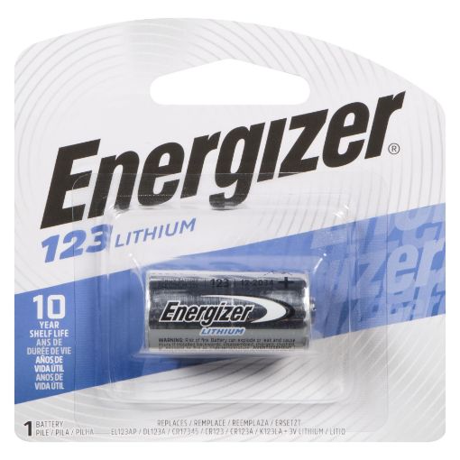 Picture of ENERGIZER BATTERY PHOTO - EL 123 - BP3 VOLT LITHIUM 