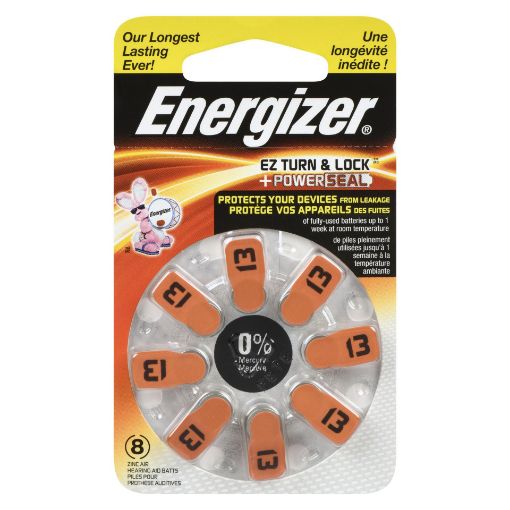 Picture of ENERGIZER HEARING AID BATTERIES - SIZE 13 8S