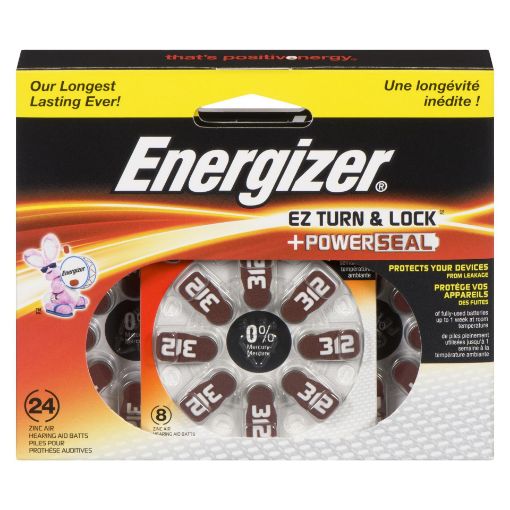 Picture of ENERGIZER HEARING AID BATTERIES - SIZE 312 24S