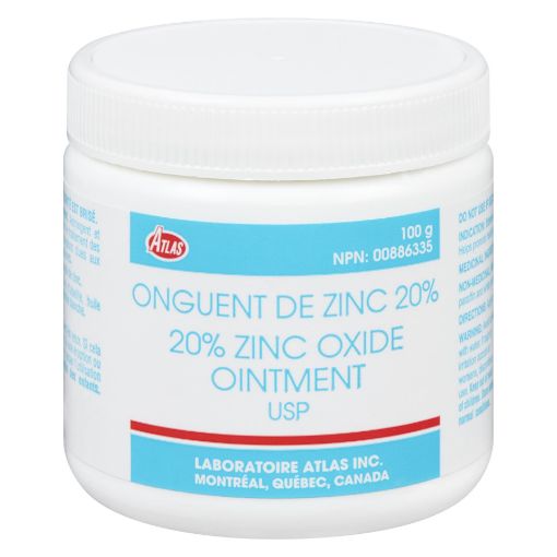 Picture of ATLAS ZINC 20% OINTMENT 100GR