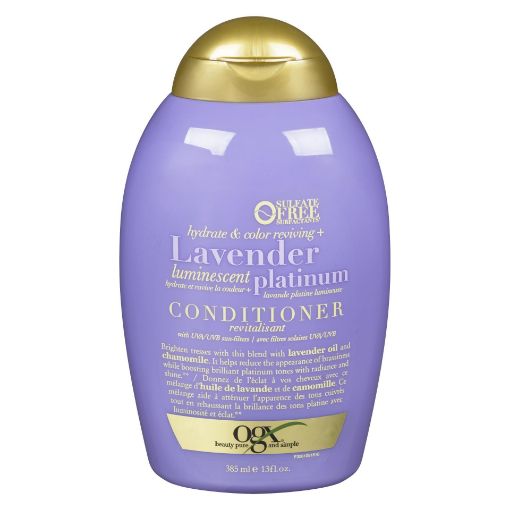 Picture of OGX HYDRATE and TONE LAVENDER LUM PLATINUM CONDITIONER 385ML