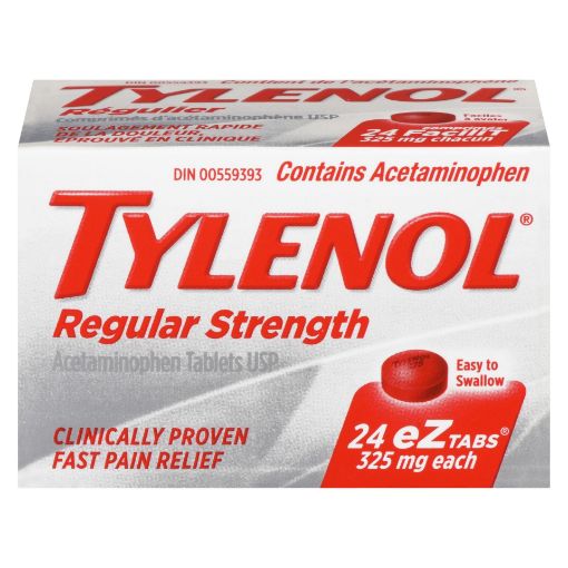 Picture of TYLENOL ACET TABLET 325MG 24S                                              