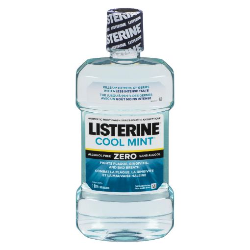 Picture of LISTERINE MOUTHWASH - COOL MINT ZERO 1LT                                   