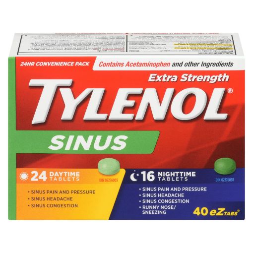 Picture of TYLENOL SINUS DAY and NIGHT 40S
