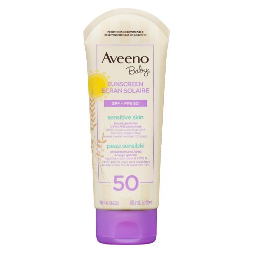 Picture of AVEENO BABY SENSITIVE SKIN SPF50 88ML                                      
