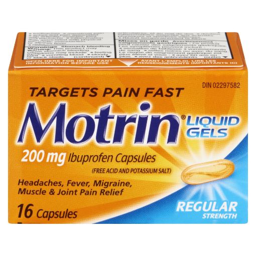 Picture of MOTRIN IB LIQUI-GELS 200MG 16S