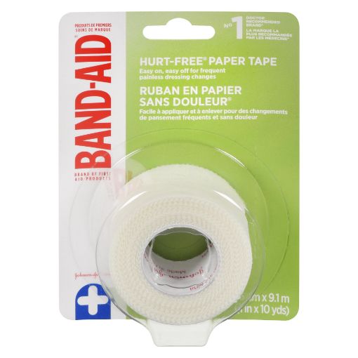 Picture of BAND-AID PAPER TAPE - 2.5CMX9M (1IN X 10 YDS)                              