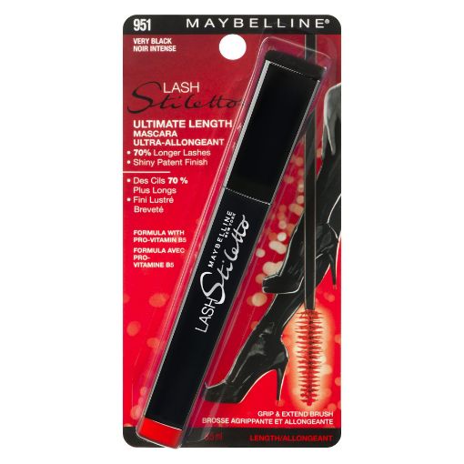 Picture of MAYBELLINE LASH STILETTO MASCARA - VERY BLACK                              