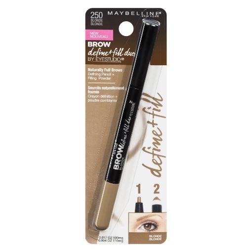 Picture of MAYBELLINE EYE STUDIO BROW DEFINE + FILL LINER BLONDE                      