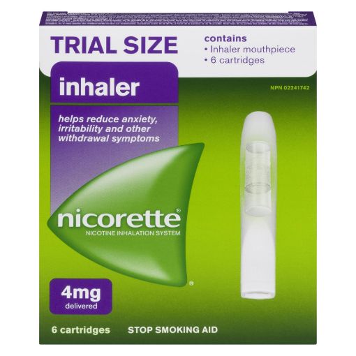 Picture of NICORETTE INHALER CARTRIDGES 6S                                            