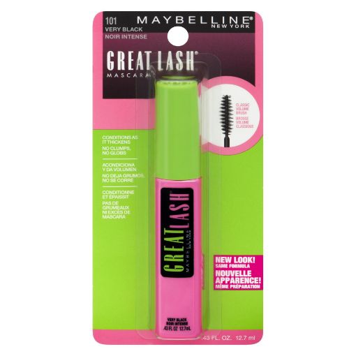 Picture of MAYBELLINE GREAT LASH MASCARA - VERY BLACK                                 