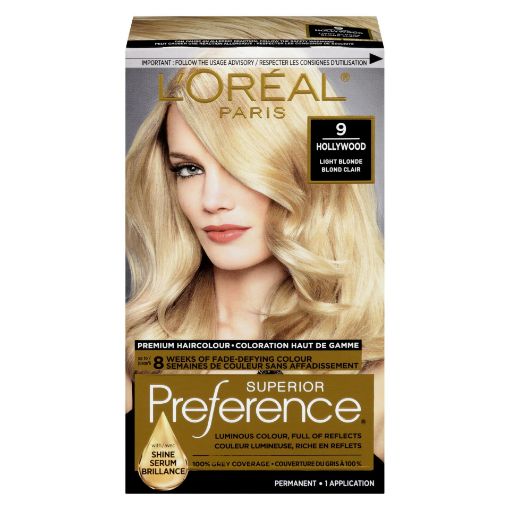 Picture of LOREAL PREFERENCE HAIR COLOUR - LIGHT BLONDE #9                            