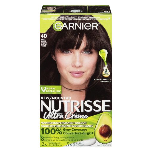 Picture of GARNIER NUTRISSE HAIR COLOUR - DARK CHOCOLATE #40                          