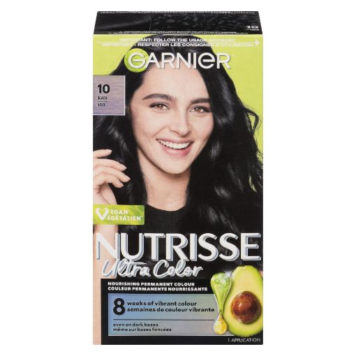 Picture of GARNIER NUTRISSE ULTRA COLOR - NATURAL BLACK #010                          
