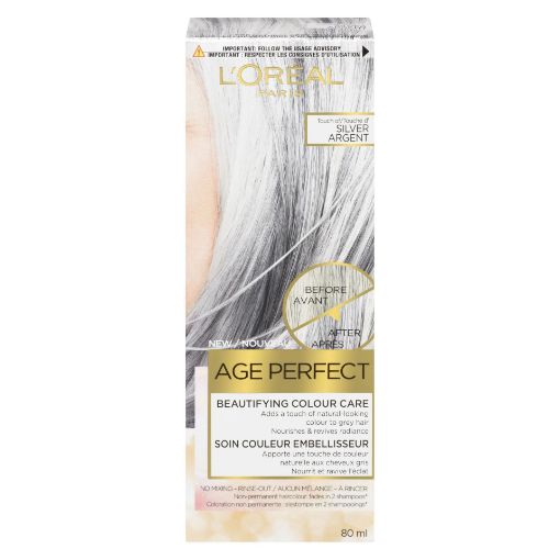 Picture of LOREAL AGE PERFECT HAIR COLOUR - CARE TOUCH OF SILVER                      