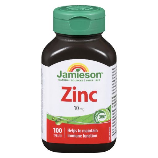 Picture of JAMIESON ZINC 10MG TABLET 100S                                             