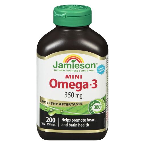 Picture of JAMIESON OMEGA 3 MINI - NO FISHY - GELCAPS 200S                            