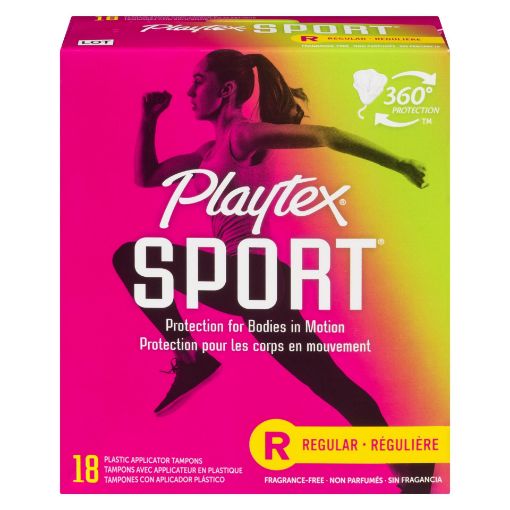 Picture of PLAYTEX SPORT TAMPONS - REGULAR 18S