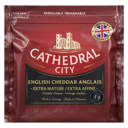 Picture of SAPUTO CATHEDRAL CITY EXTRA MATURE CHEDDAR BLOCK 200GR