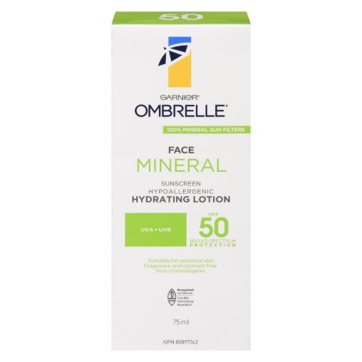 Picture of GARNIER OMBRELLE MINERAL FACE SPF50+ 75ML