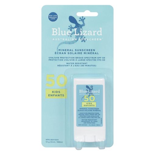 Picture of BLUE LIZARD MINERAL SUNSCREEN SPF50 STICK - KIDS 14GR