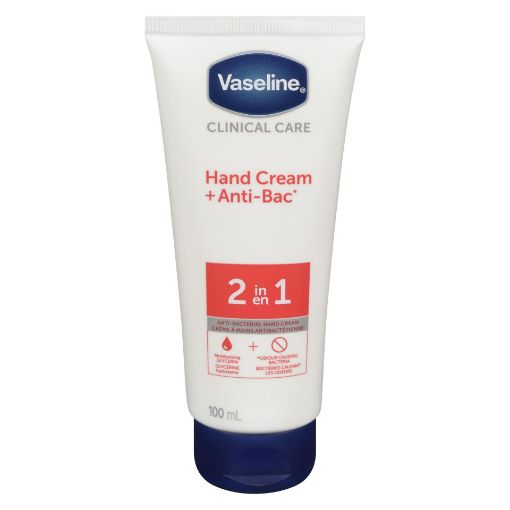 Picture of VASELINE HAND CREAM + ANTI-BACTERIAL 100ML                                 