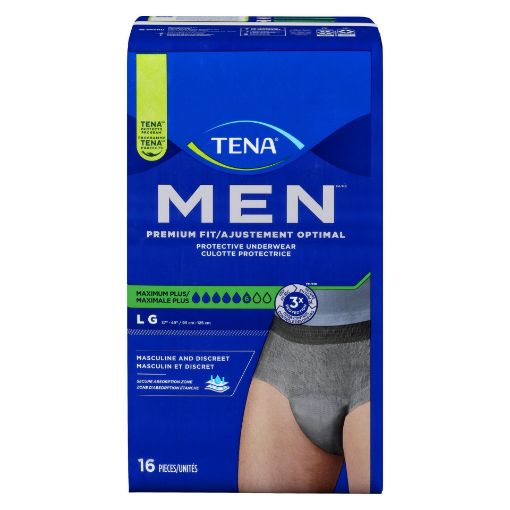 Picture of TENA PROTECTIVE UNDERWEAR - MEN - MAXIMUM PLUS L 16S