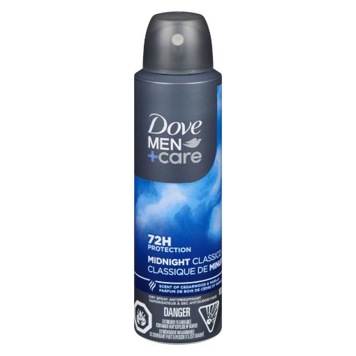 Picture of DOVE MEN+CARE ANTIPERSPIRANT DRY SPRAY - MIDNIGHT CLASSICO 107GR
