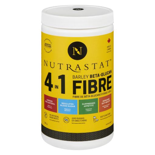 Picture of NUTRASTAT 4 IN 1 BARLEY BETA GLUCAN FIBRE POWDER 185GR