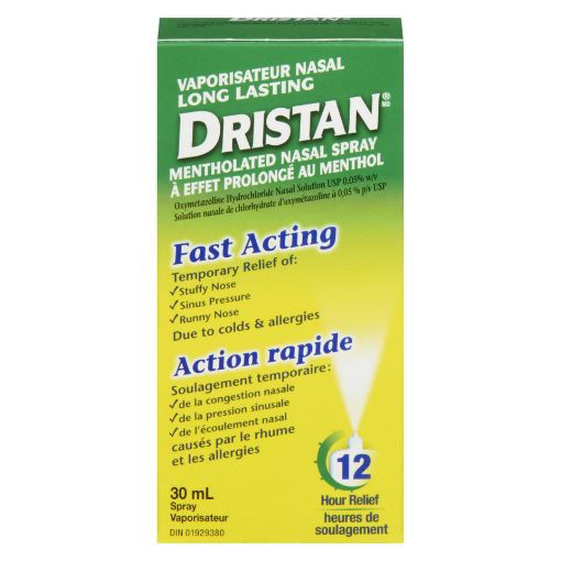 Picture of DRISTAN NASAL SPRAY - LONG LASTING - MENTHOL 0.05% 30ML