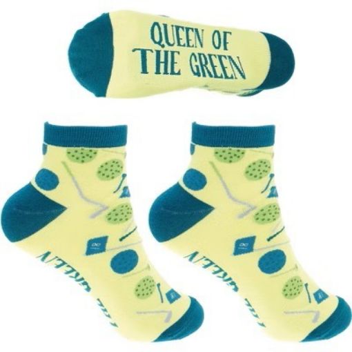 Picture of QUEEN OF THE GREEN MHS WOMENS ANKLE SOCKS - QUEEN OF THE GREEN
