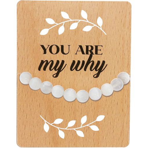 Picture of STANDING STRONG BEADED STRETCH BRACELET – MY WHY