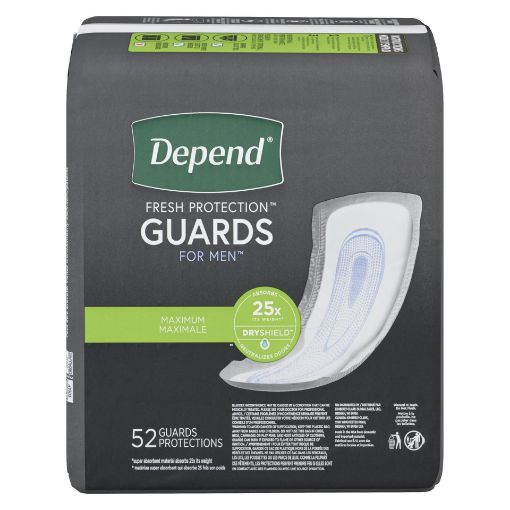 Picture of DEPEND FRESH PROTECTION GUARDS FOR MEN - MAXIMUM 52S