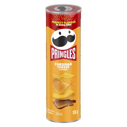 Picture of PRINGLES CHIPS - CHEDDAR CHEEZE 156GR                                      