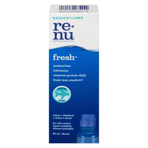 Picture of BAUSCH + LOMB RENU MULTI PURPOSE SOLUTION - TRAVEL SIZE 60ML