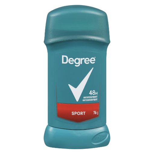 Picture of DEGREE FOR MEN ANTIPERSPIRANT - SPORT ACTIVE - INVISIBLE SOLID 76GR        