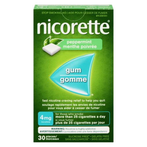 Picture of NICORETTE GUM - ULTRA FRESH MINT 4MG 30S                                   