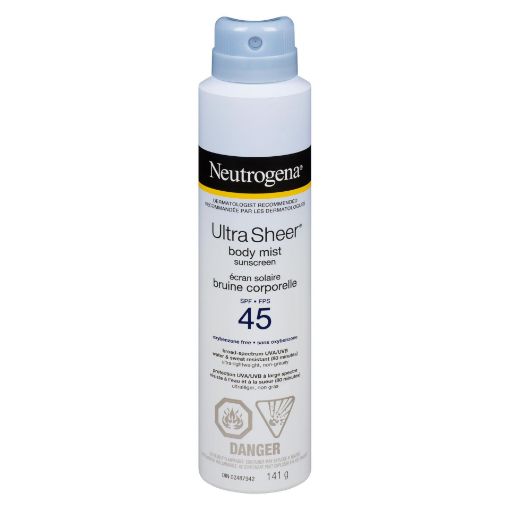 Picture of NEUTROGENA ULTRA SHEER SPRAY SPF45 141GR                                   