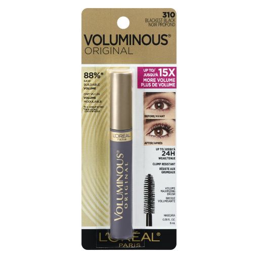 Picture of LOREAL VOLUMINOUS ORIGINAL MASCARA - BLACKEST BLACK                        