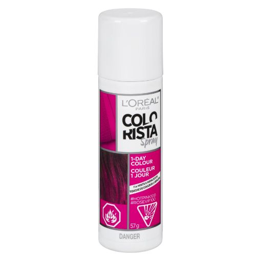 Picture of LOREAL COLORISTA TEMPORARY HAIR COLOUR SPRAY - HOT PINK 57GR               