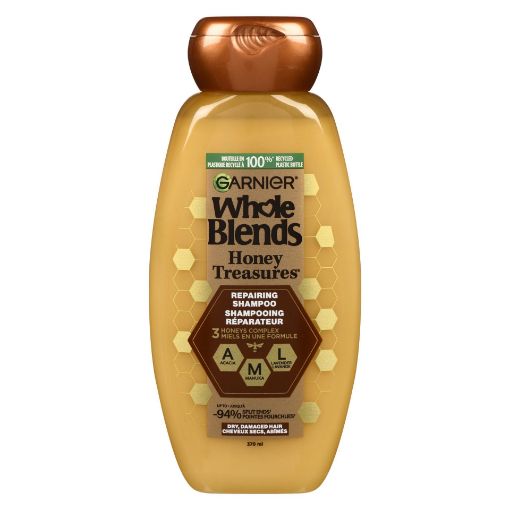 Picture of GARNIER WHOLE BLENDS SHAMPOO - HONEY TREASURES 370ML                       
