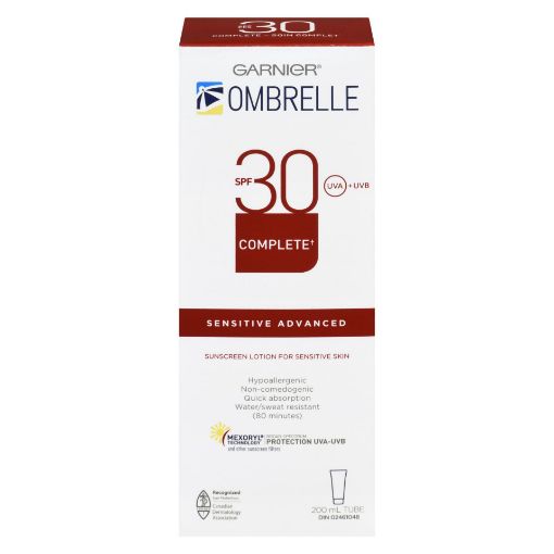 Picture of GARNIER OMBRELLE COMPLETE SENS ADV SPF30 200ML                             