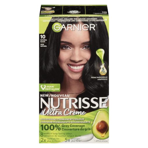 Picture of GARNIER NUTRISSE HAIR COLOUR - LIQUORICE #10                               