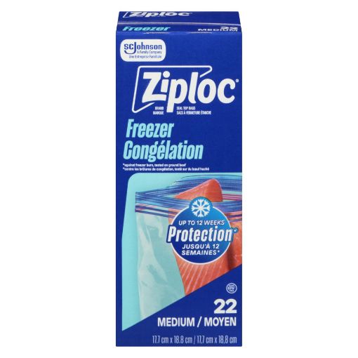 Picture of ZIPLOC FREEZER BAG - MEDIUM 19S                                            