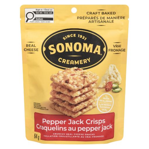 Picture of SONOMA CRISPS - PEPPER JACK 64GR