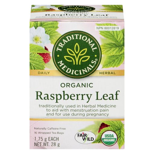 Picture of TRADITIONAL MEDICINALS - ORGANIC RASPBERRY LEAF 24GR 20S