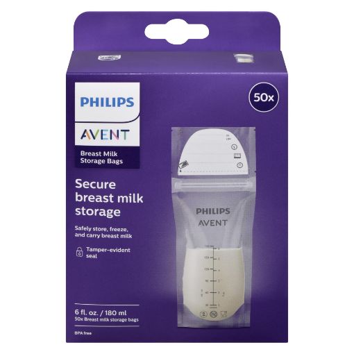 Picture of AVENT BREAST MILK STORAGE BAGS 50S