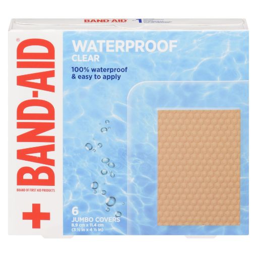Picture of BAND-AID BANDAGES - WATERPROOF - JUMBO 6S