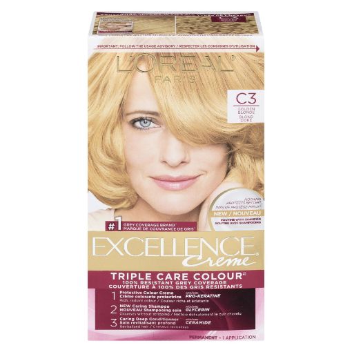 Picture of LOREAL EXCELLENCE HAIR COLOUR - GOLDEN BLONDE #C3                          