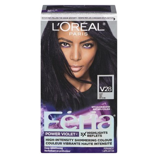 Picture of LOREAL FERIA HAIR COLOUR - PWR MIDNGHT VLT V28                             